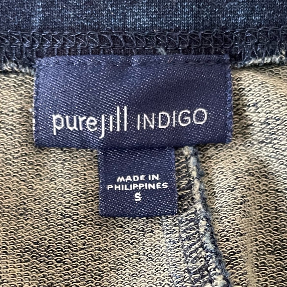 Pure Jill Indigo Pull On Classic Small Skirt - Picture 3 of 5